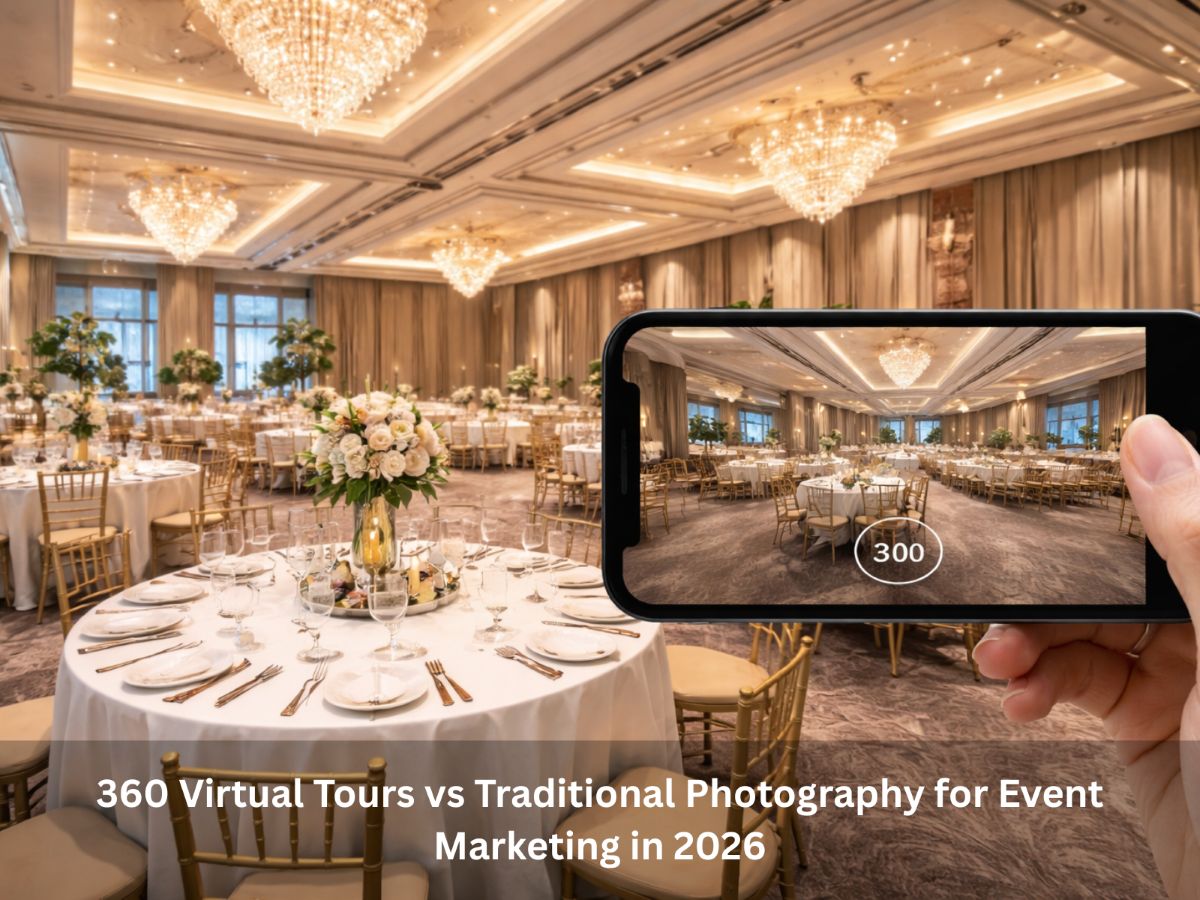 360 Virtual Tours vs Traditional Photography for Event Marketing in 2026